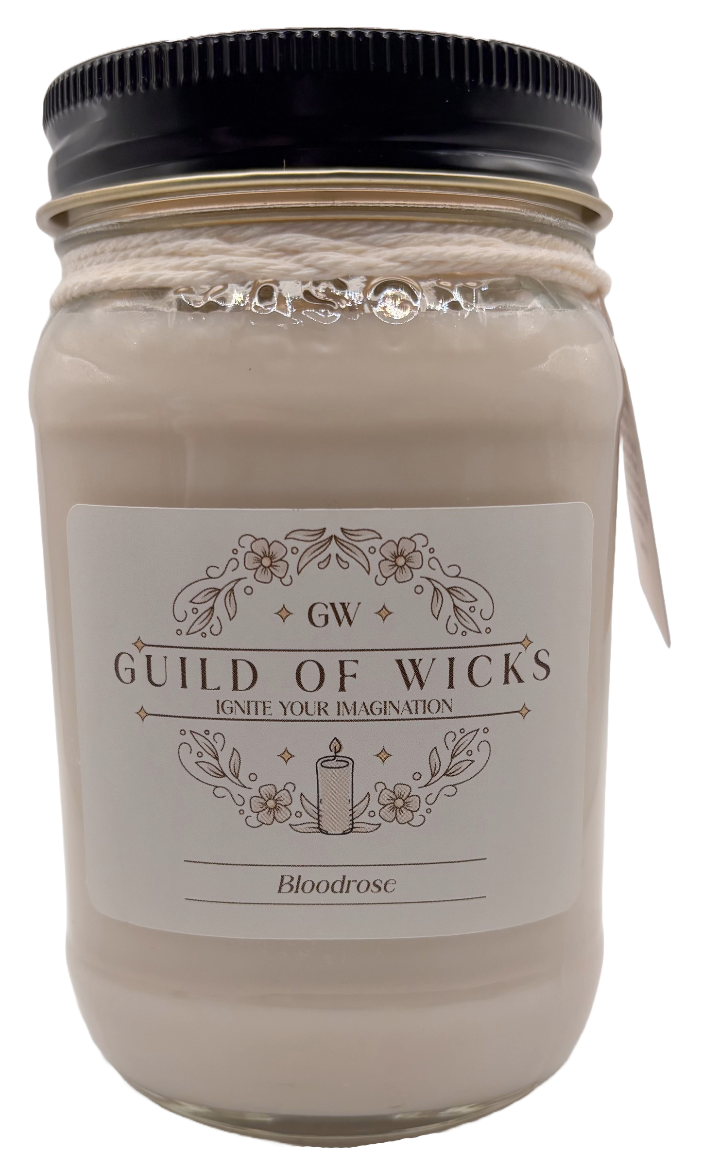 Blood Rose Candle