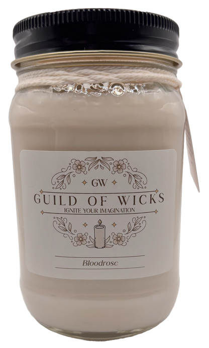 Blood Rose Candle