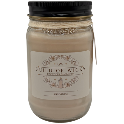 Blood Rose Candle
