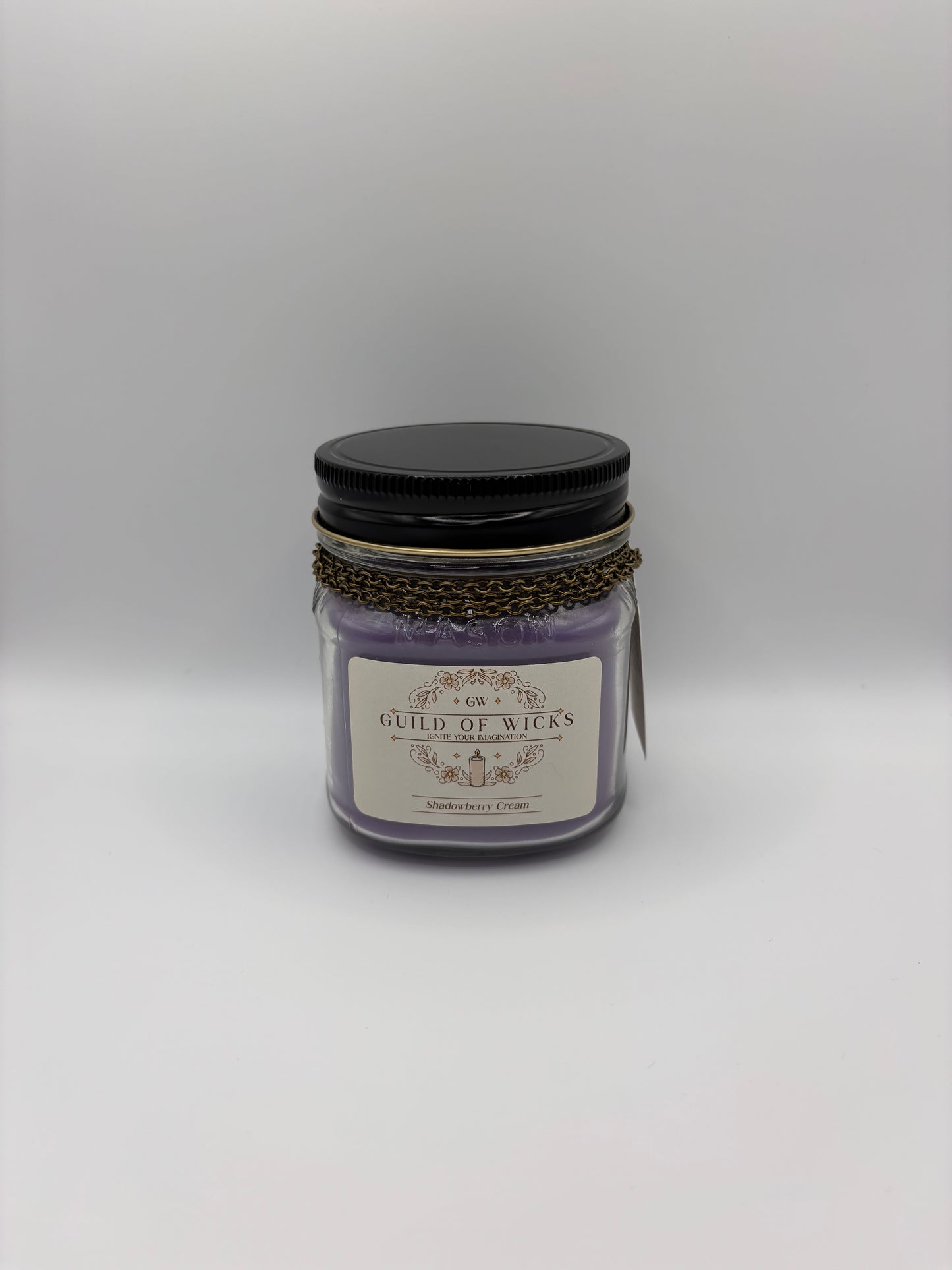 Shadowberry Cream Candle