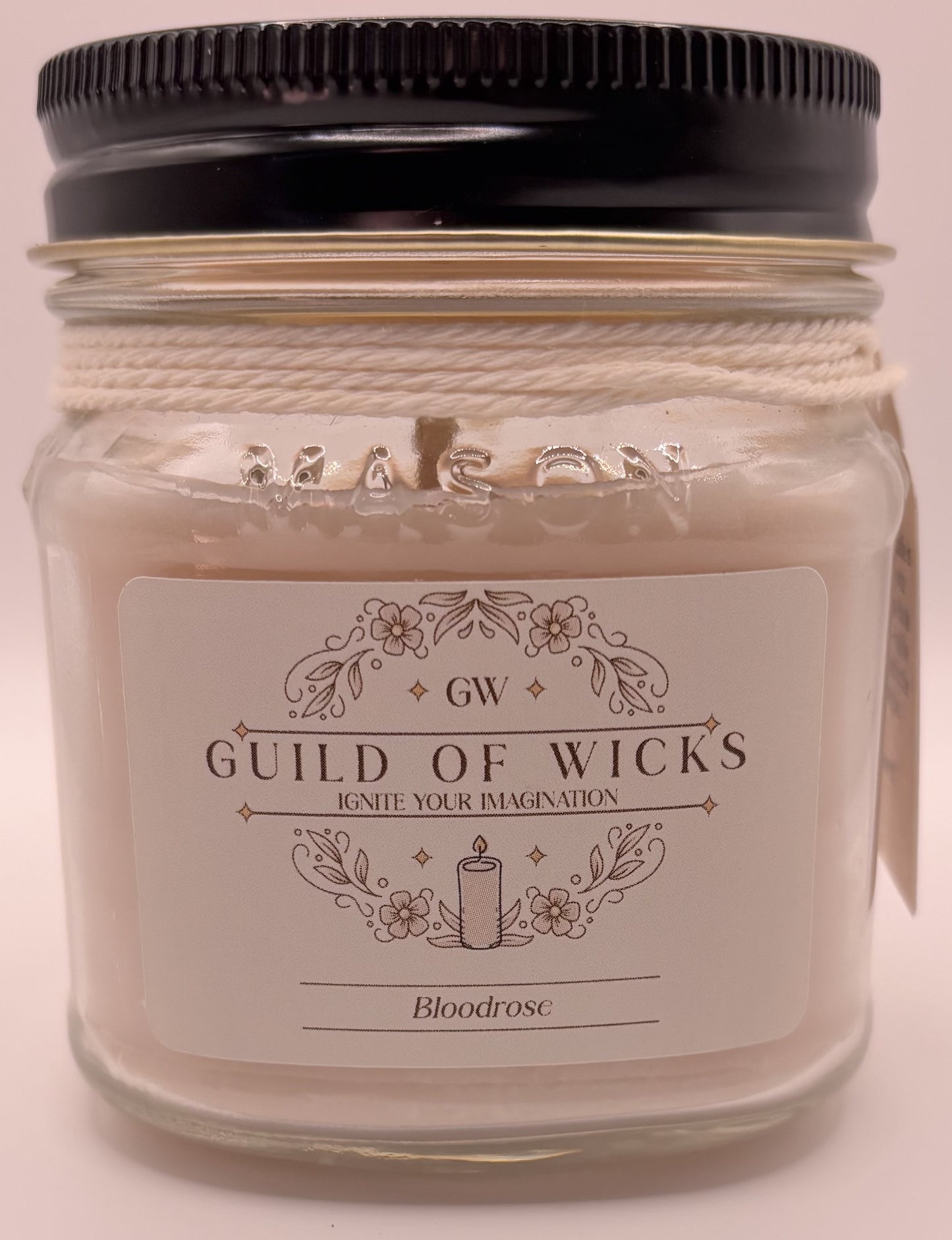 Blood Rose Candle
