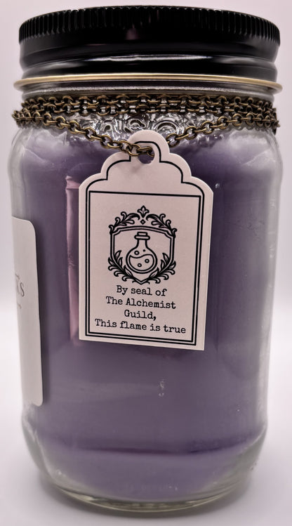 Shadowberry Cream Candle