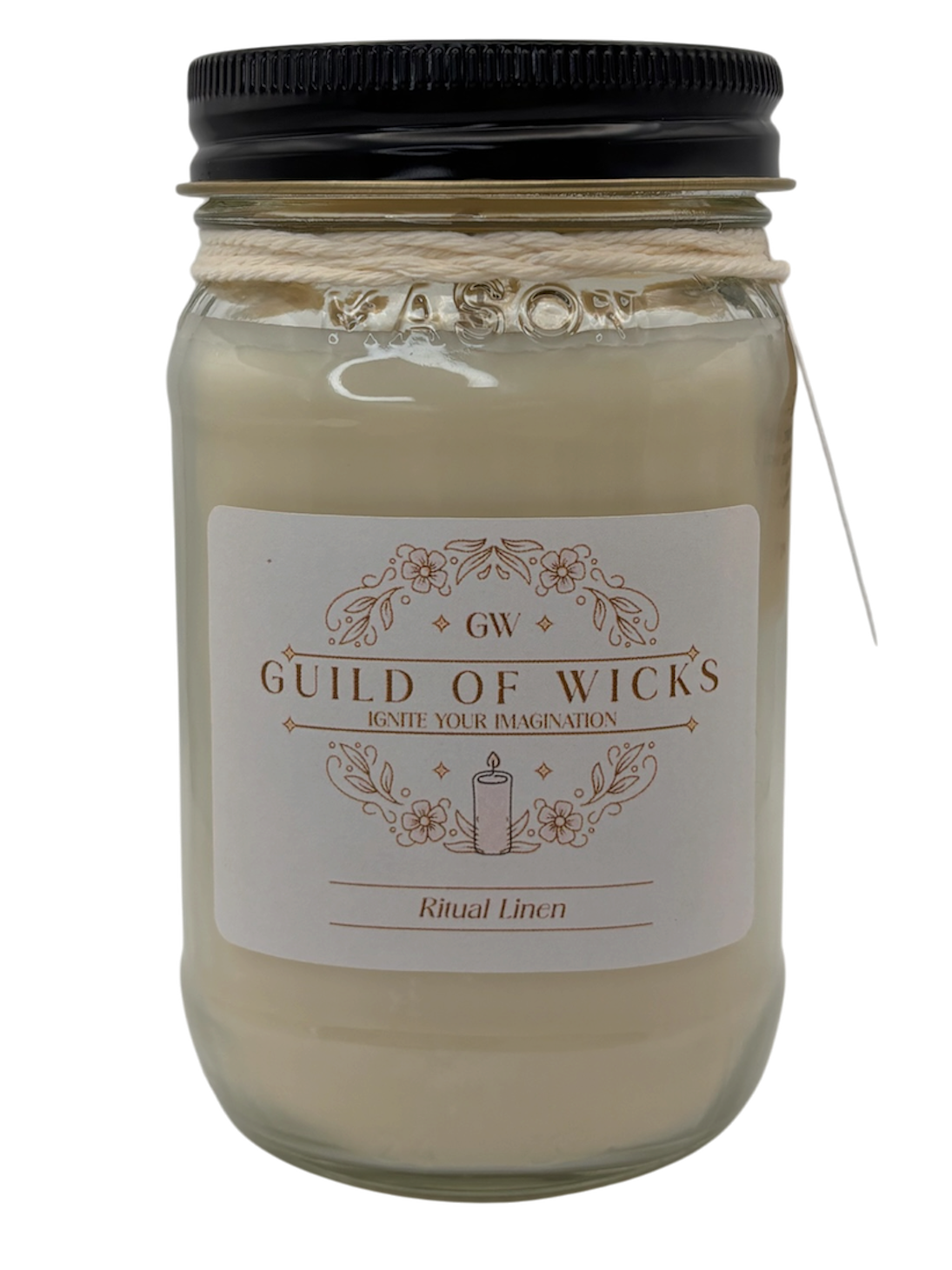 Ritual Linen Candle