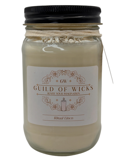 Ritual Linen Candle