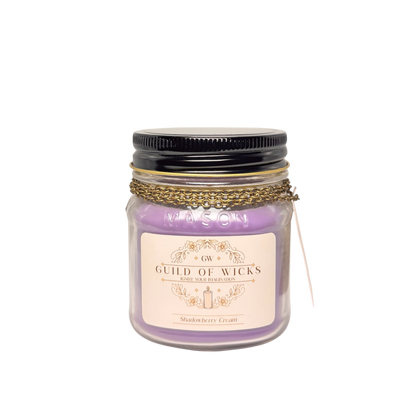 Shadowberry Cream Candle