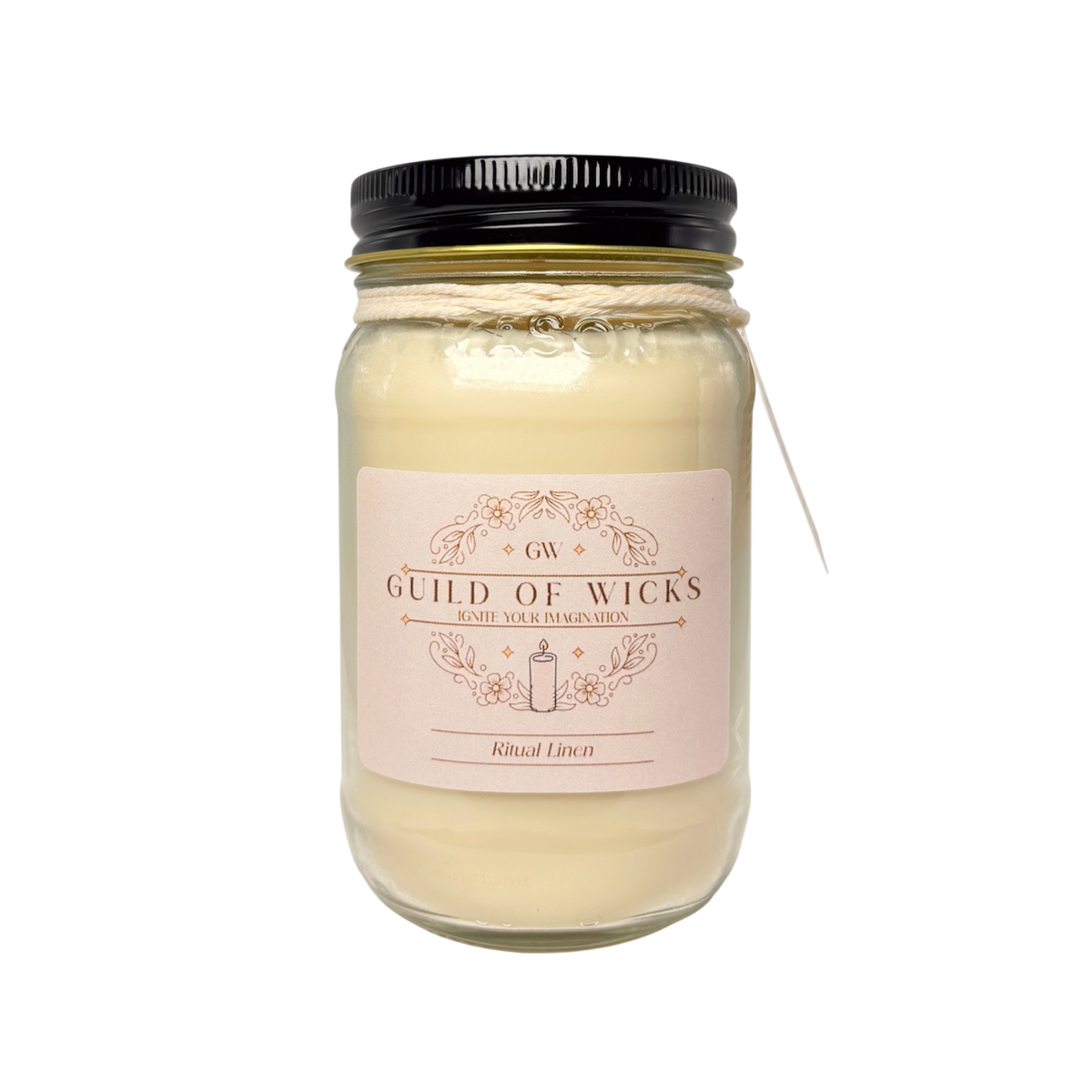 Ritual Linen Candle