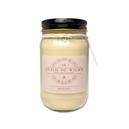 Ritual Linen Candle